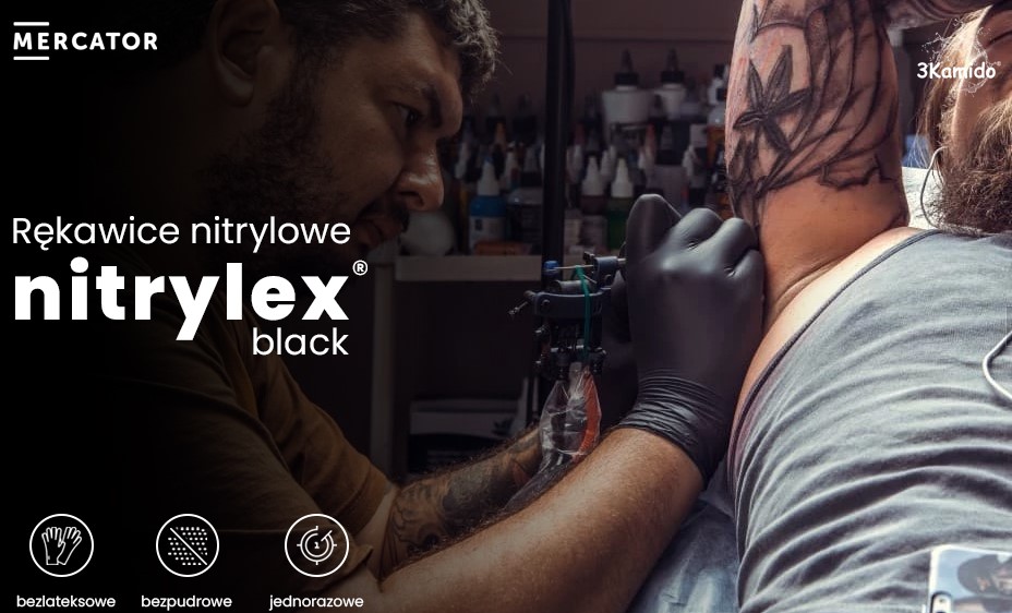 Nitrilové rukavice Nitrylex Basic veľkosť M, 100 ks