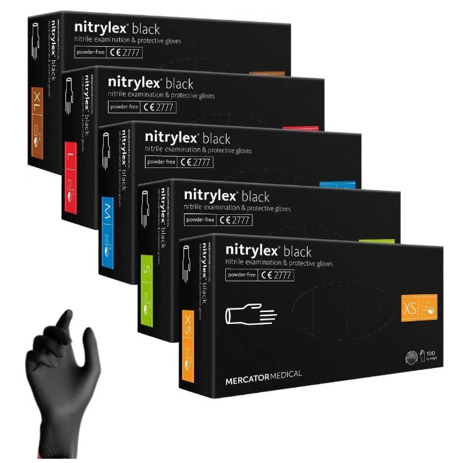 Nitrilové rukavice Nitrylex Basic veľkosť L, 100 ks
