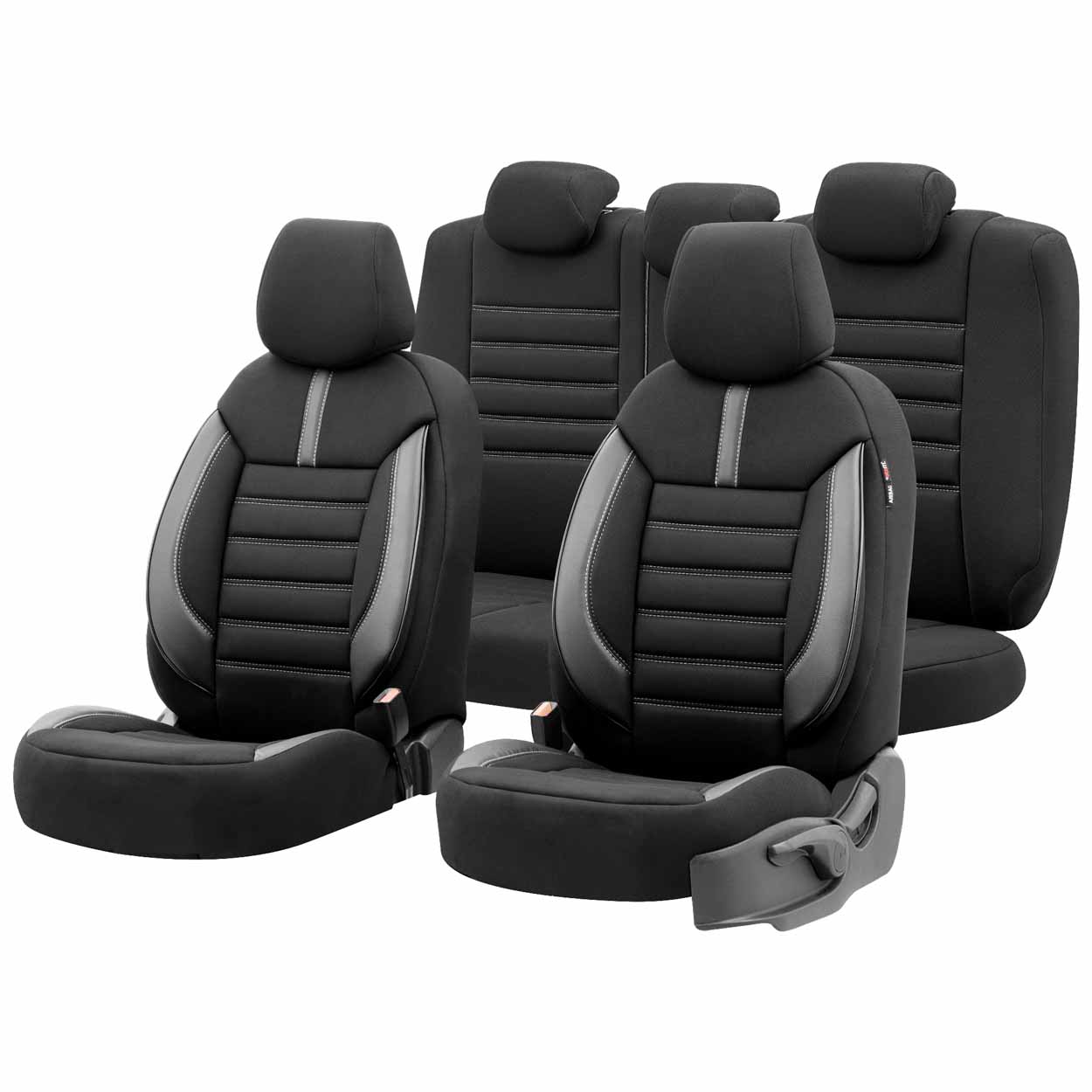 Autopoťahy OTOM LIMITED 102 BLACK/GREY 3-ZIP