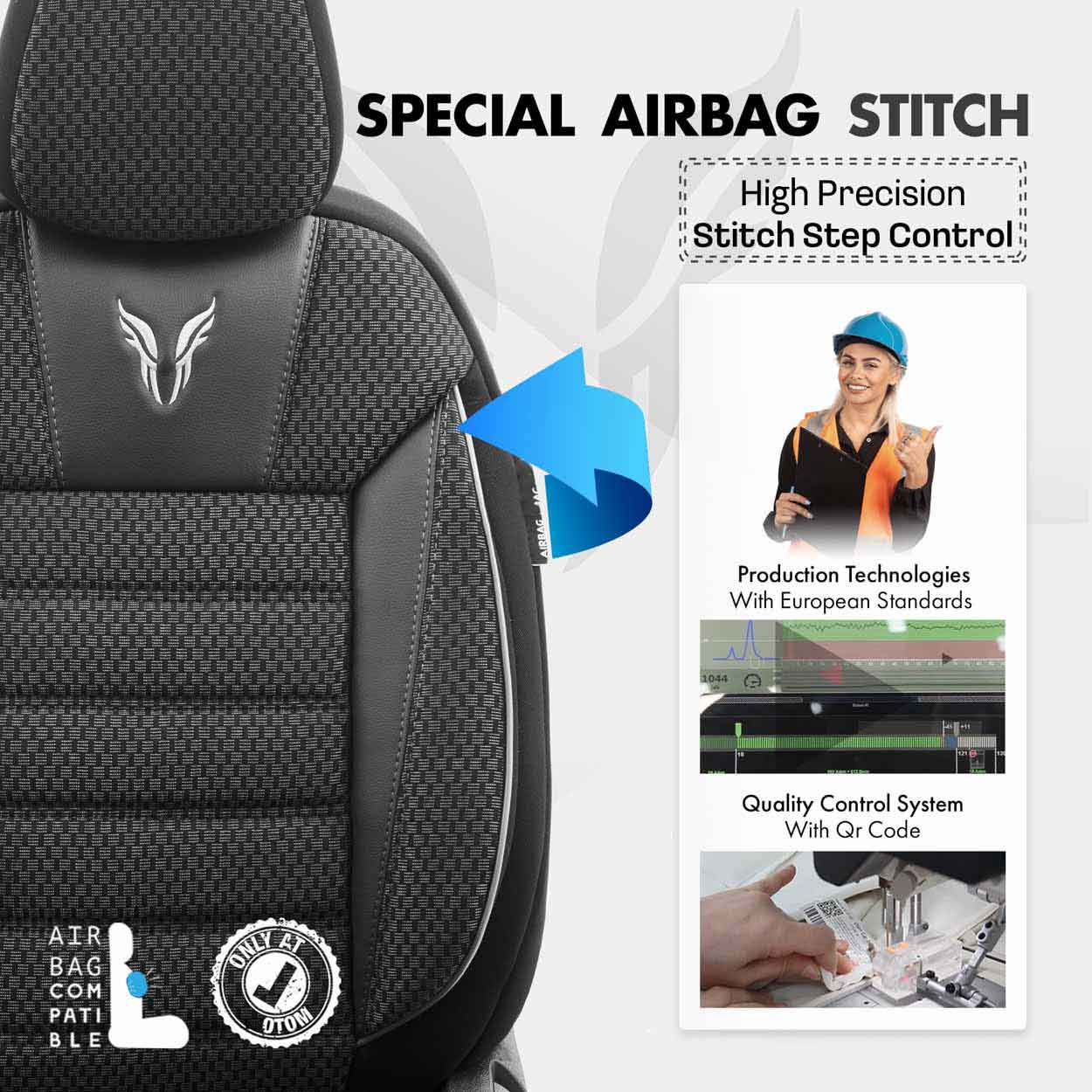 Autopoťahy OTOM TORO 902 BLACK/SMOKED NZ