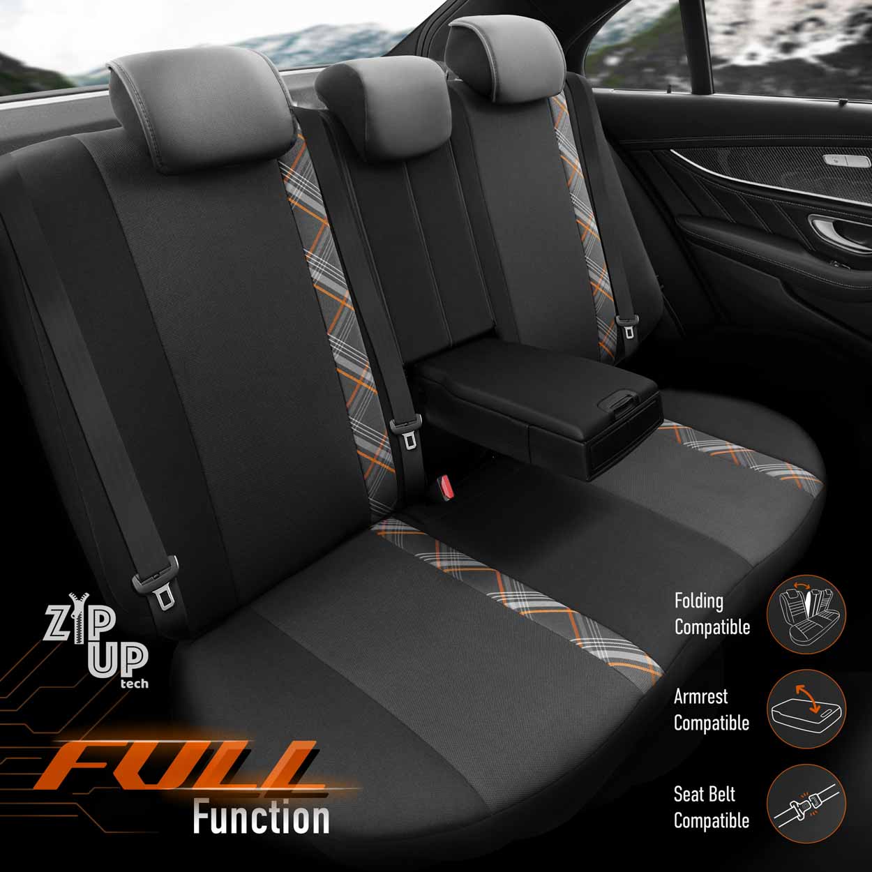 Autopoťahy OTOM HORIZON 1805 ORANGE 3-ZIP