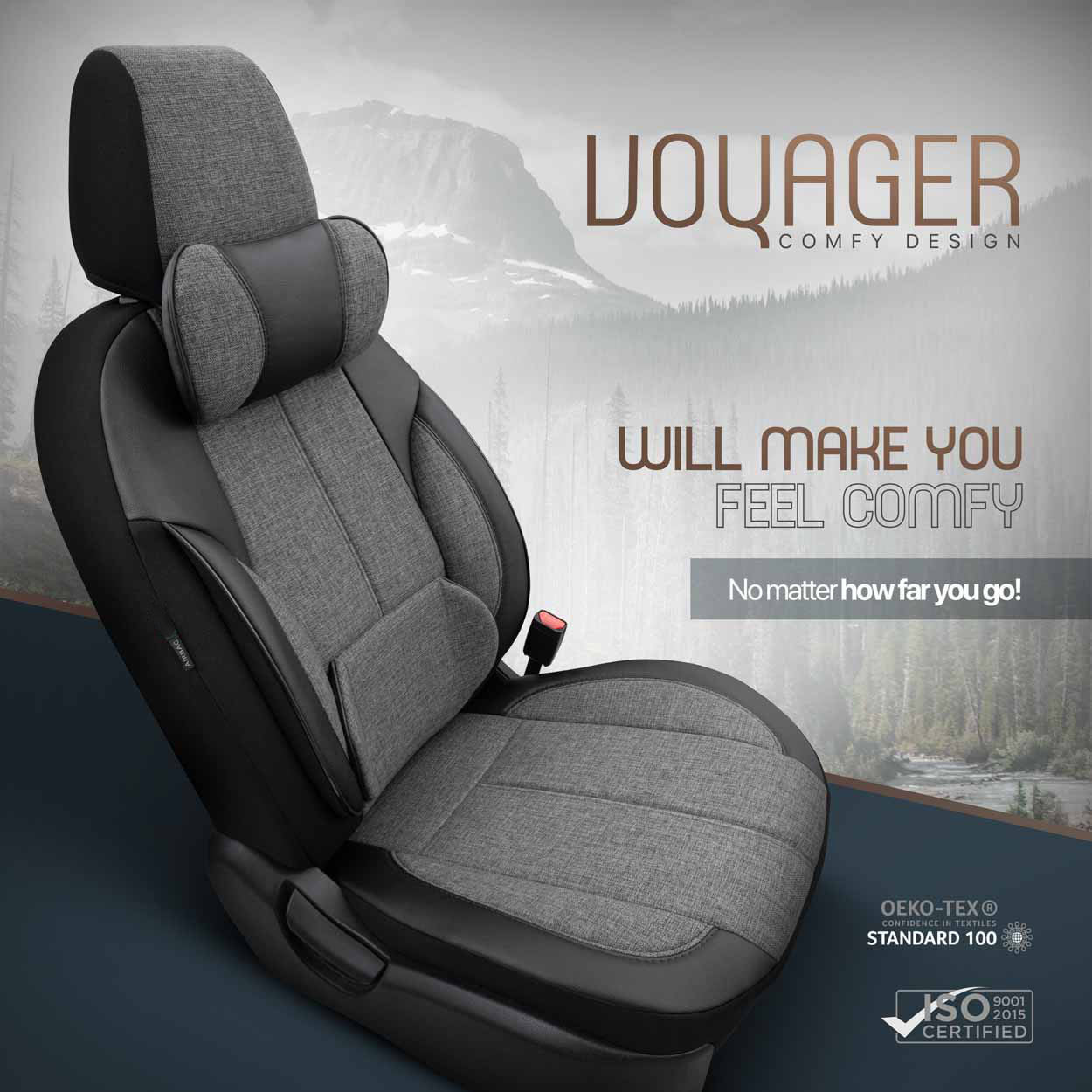 Autopoťahy OTOM VOYAGER 102 SMOKED 3-ZIP