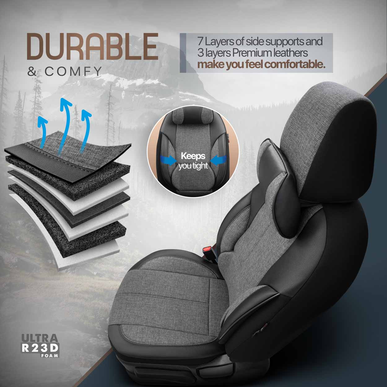 Autopoťahy OTOM VOYAGER 102 SMOKED 3-ZIP