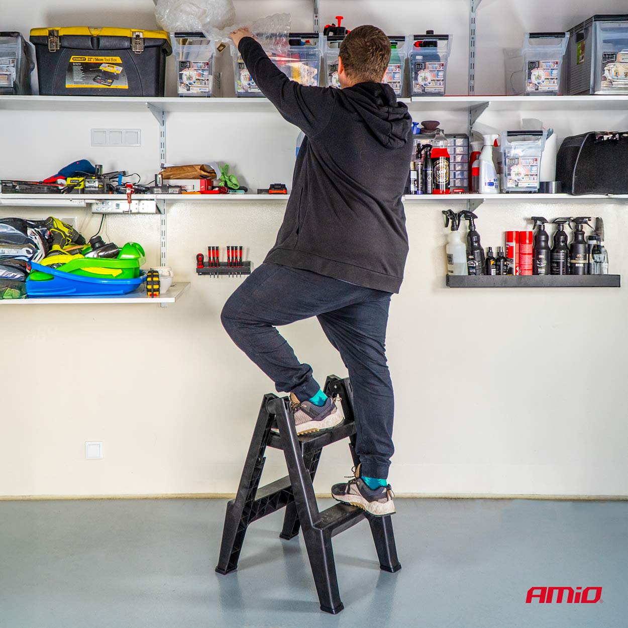 Skladacia rebríková stolička 51,5cm 150kg