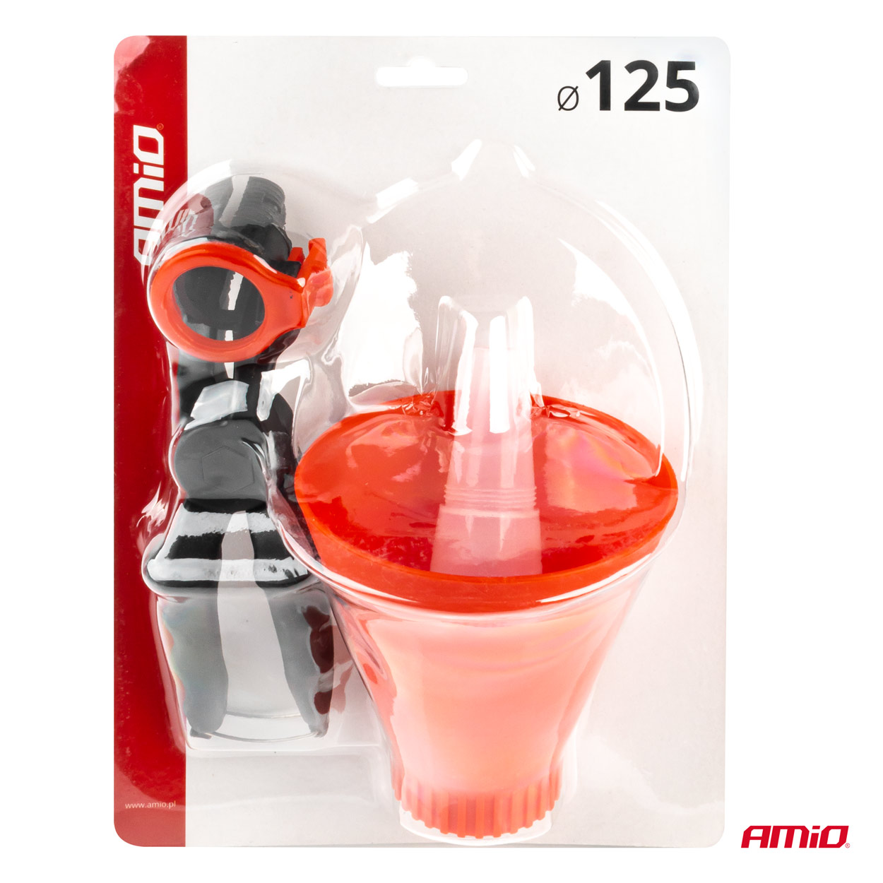 Lievik na olej s držiakom 125mm AMIO-03278