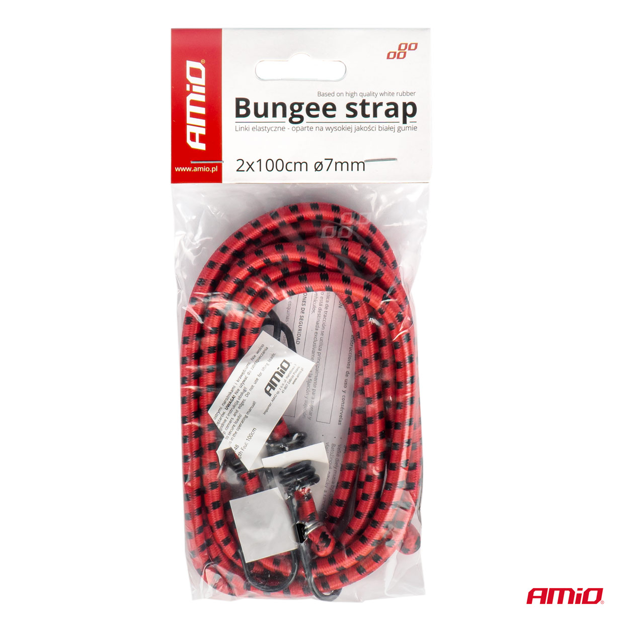 Gumové lano 2x100cm o7mm BSTRAP-03 AMiO-01148