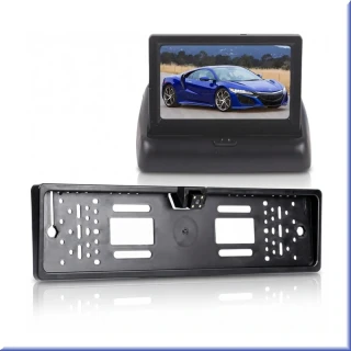 Cúvacia kamera v špz s výklopným monitorom 4,3"