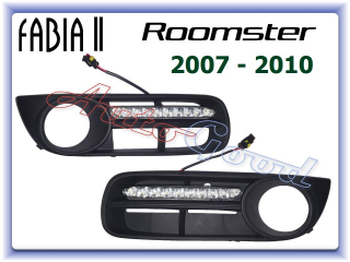 LED denné svietenie DRL Škoda Fabia 2 (2007-2010)
