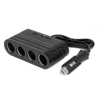Predlžovacia zásuvkai 2x USB-A 1x USB-C 12V 24V 120W 80cm