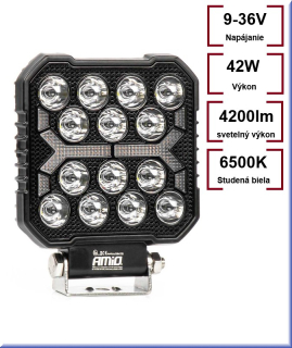 Pracovné LED svetlo AWL74 42W 6500K 4200lm 9-36V