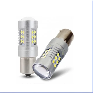 LED žiarovka P21W 24 SMD (Biela) CANBUS 12V/24V – Extra silné cúvacie svetlo