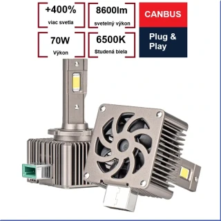 Led žiarovky D3S series XD