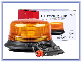 Výstražný maják 36LED W03m Magnetický 12/24V