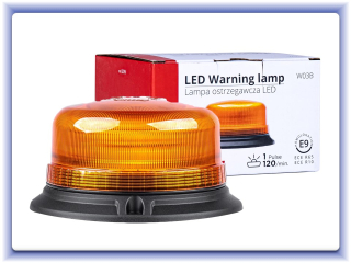 Výstražný maják 36LED W03b na 3 skrutky 12/24V