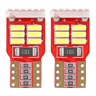 LED žiarovky CANBUS 18SMD 4014 T10e (W5W) White 12V