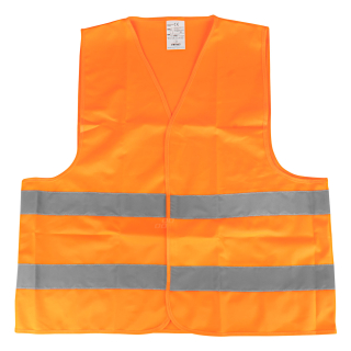Reflexná vesta XL oranžová s certifikátom AMiO-01735