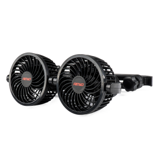 Ventilátor do auta pre opierku hlavy 2x4" 12V