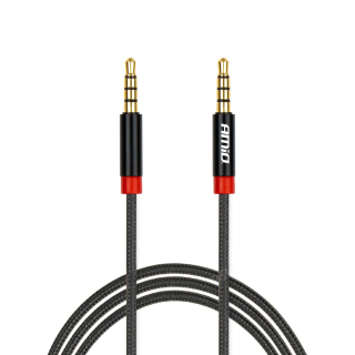 AUX kábel jack-jack 3,5mm 100 cm AMiO-03269