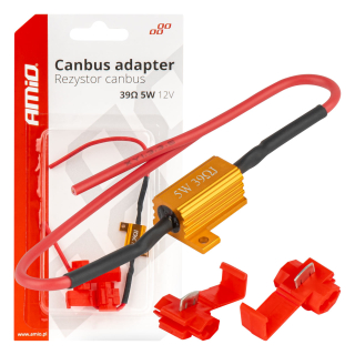 Rezistor pre LED žiarovky CANBUS 39Ω 5W AMiO-04090