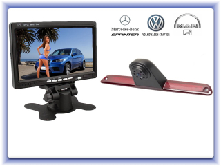 Cúvacia kamera s monitorom 7" Mercedes, Volkswagen, MAN
